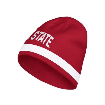 Men's adidas Red NC State Wolfpack Wordmark Knit Hat