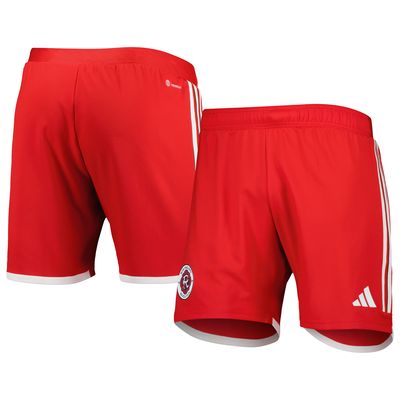 Men's adidas Red New England Revolution 2023 Away AEROREADY Authentic Shorts