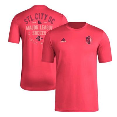 Men's adidas Red St. Louis City SC Local Stoic AEROREADY T-Shirt