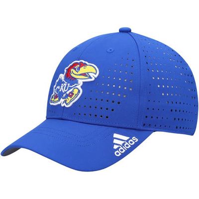 Men's adidas Royal Kansas Jayhawks 2021 Sideline AEROREADY Adjustable Hat