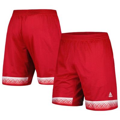 Men's adidas Scarlet Nebraska Huskers Swingman Replica Basketball Shorts in Red