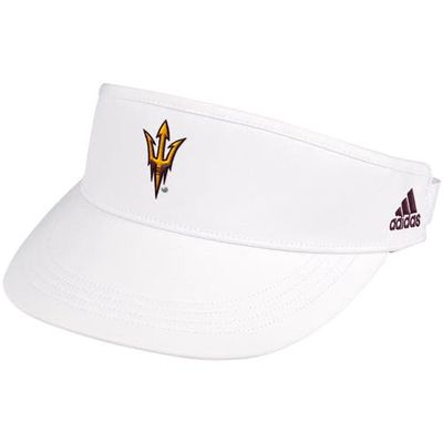 Men's adidas White Arizona State Sun Devils Sideline Coaches AEROREADY High Visor