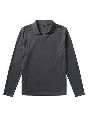 Men's Adison Polo Shirt - Charcoal - Size Small - Charcoal - Size Small