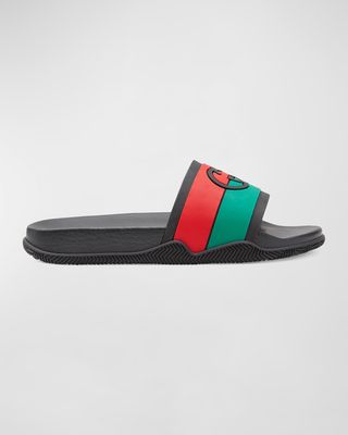 Men's Agrado GG Rubber Slide Sandals