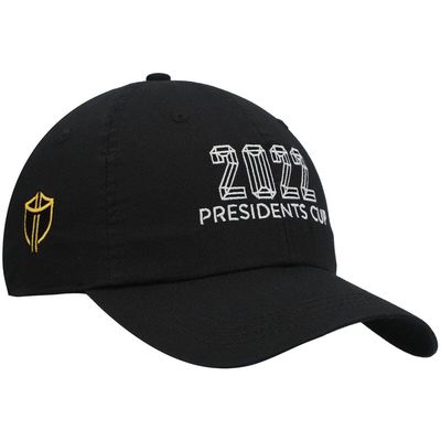 Men's Ahead Black 2022 Presidents Cup International Team Shield Adjustable Hat