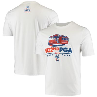 Men's Ahead White 2020 PGA Championship Trolly T-Shirt