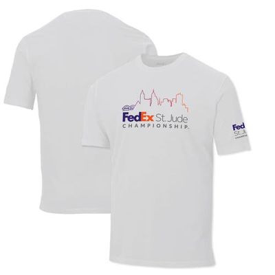 Men's Ahead White 2023 FedEx St. Jude Championship Chapman Skyline T-Shirt