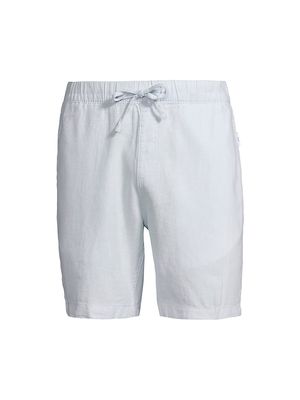 Men's Air Linen Pull-On Shorts - Fog Blue - Size Small - Fog Blue - Size Small