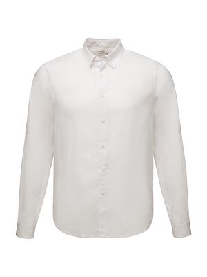 Men's Air Linen Relaxed-Fit Shirt - White - Size Small - White - Size Small
