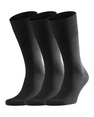 Men's Airport 3-Pack Solid Wool Socks