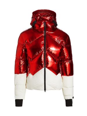 Men's Airview Duvet Puffer Jacket - Red - Size Small - Red - Size Small