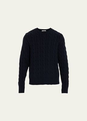 Men's Aldo Cable-Knit Crewneck Sweater