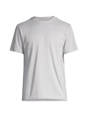 Men's Aldo Pocket T-Shirt - Silver - Size Small - Silver - Size Small