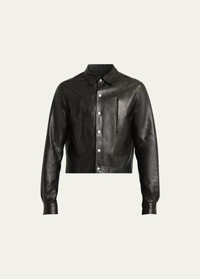 Men's Alice Nappa Leather Cropped Blouson Jacket
