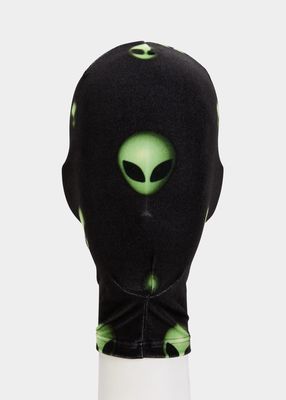 Men's Alien-Print Full Face Mask