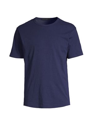 Men's Alpha Cotton T-Shirt - Maltese Blue - Size Medium