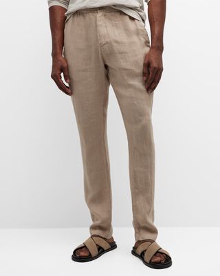 Men's Amalfi Slim Fit Linen Pants