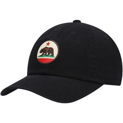 Men's American Needle Black Destinations Cali Leatherhead Slouch Adjustable Hat
