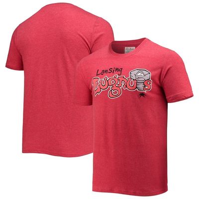Men's American Needle Red Lansing Lugnuts T-Shirt