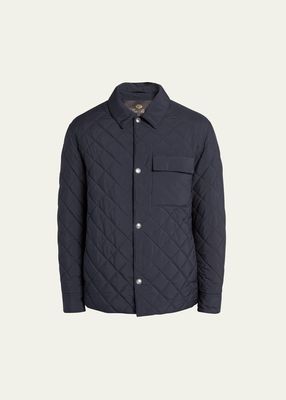 Men's Ampay Wind-Resistant Quilted Overshirt
