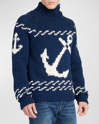 Men's Anchor Knit Sweater