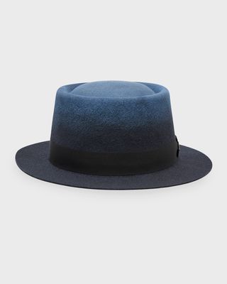 Men's Andaloubi Wool Degrade Fedora Hat