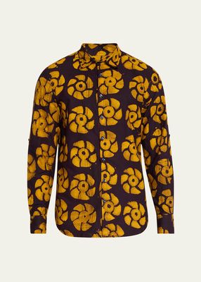 Men's Andy Floral Batik Sport Shirt