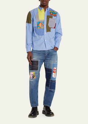 Men's Andy Warhol Patchwork Jeans