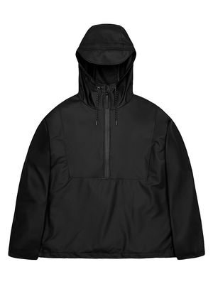 Men's Anorak Half-Zip Jacket - Black - Size Small - Black - Size Small