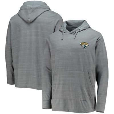 Men's Antigua Gray Jacksonville Jaguars Team Hoodie Long Sleeve T-Shirt