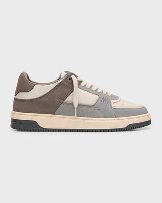 Men's Apex Leather and Suede Low-Top Sneakers