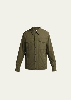 Men's Archivio Military-Pocket Overshirt
