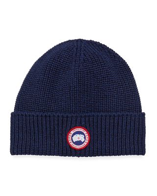 Men's Arctic Rib-Knit Wool Beanie Hat