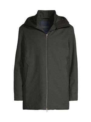 Men's Armada Insulated Wool & Cashmere Parka - Graphite Grey - Size Small - Graphite Grey - Size Small