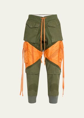 Men's Army Parachute Knee Cargo Pants