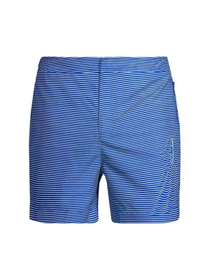Men's Arram Placement Swim Shorts - Mid Blue - Size XL