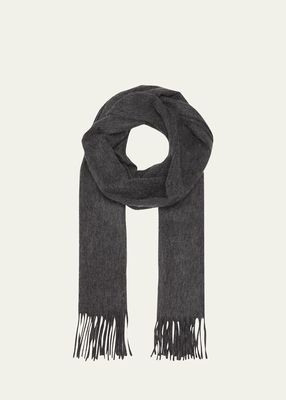 Men's Arran Solid Cashmere Scarf