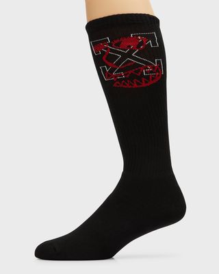 Men's Arrow Monster Crew Socks