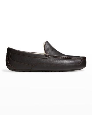 Men's Ascot Waterproof Leather Slippers