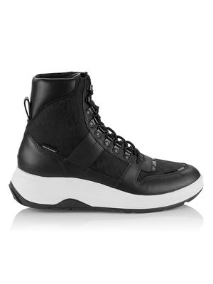 Men's Asher Leather Boots - Black - Size 10 - Black - Size 10