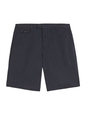 Men's Ashford Cotton Chino Shorts - Dark Navy - Size 40 - Dark Navy - Size 40