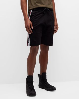 Men's Athletic Shorts with Side Taping