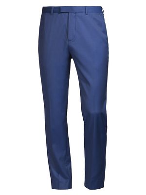 Men's Atlow Tapered Wool Pants - Bright Blue - Size 32 - Bright Blue - Size 32