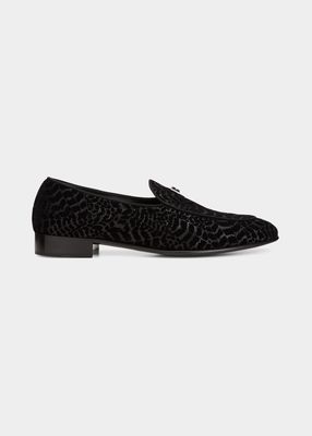 Men's Atrax Velvet Loafers