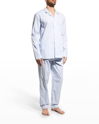 Men's Aurel Long Cotton Pajama Set