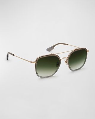 Men's Austin Gradient Double-Bridge Sunglasses