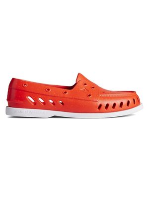 Men's Authentic Original Speckle Float Boat Shoes - Red - Size 8 - Red - Size 8