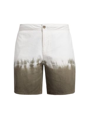 Men's Avila Dip-Dye Shorts - White French Press - Size 28 - White French Press - Size 28