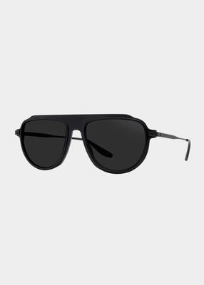 Men's Avtak Tonal Square Sunglasses