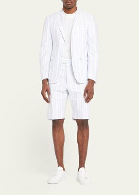 Men's Awning Striped Oxford Backstrap Shorts